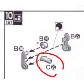 CB butcher parts for MG BARBATES