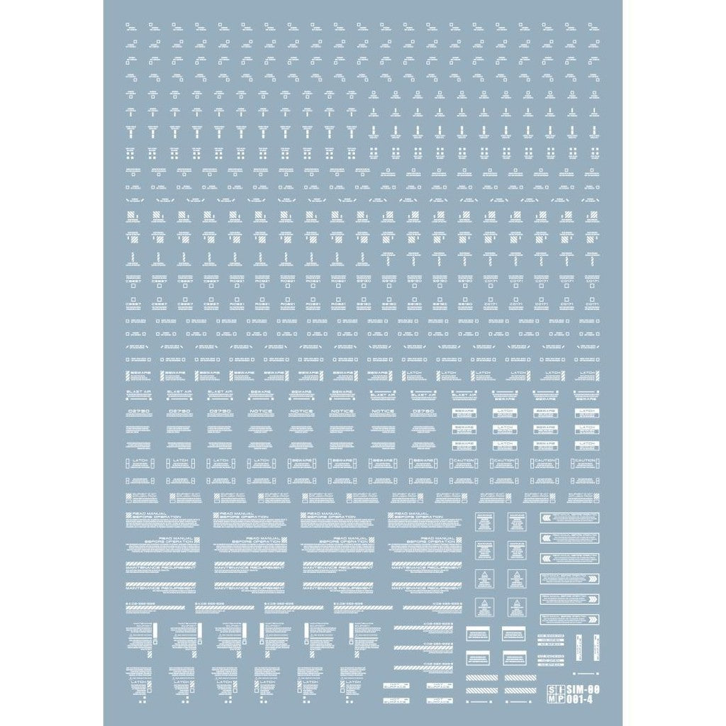 20250721 EVO RB01 HIQ Sign Warning Water Slide Decal EVO100