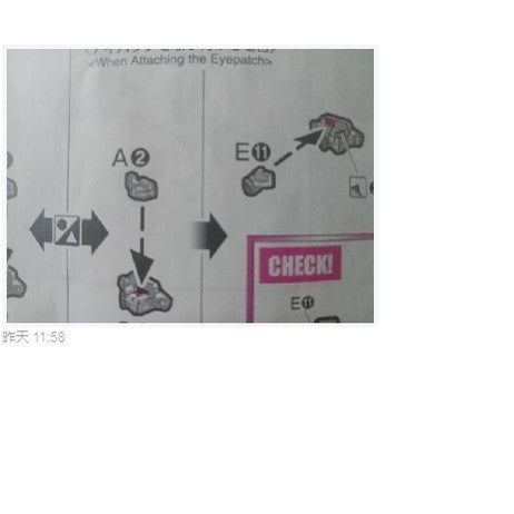 CB RG 11 butcher parts for 31 Crossbone X1