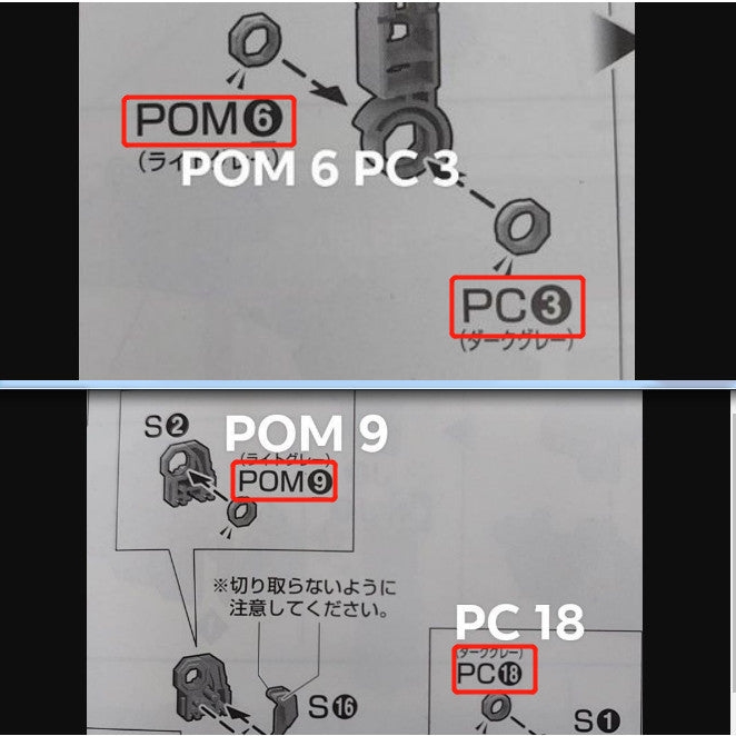 CB butcher parts for PG 1/60 Unicorn Final Battle Ver.