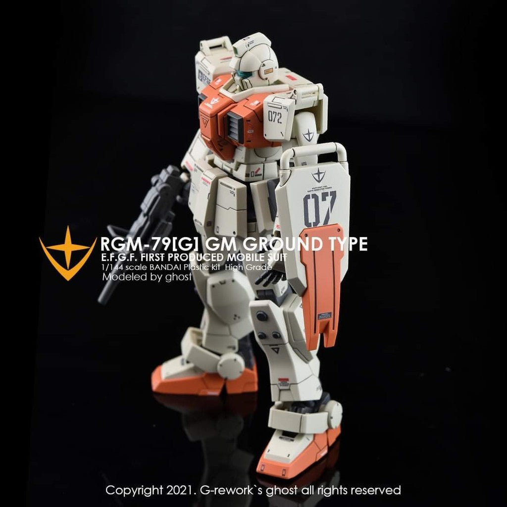 YAN FLAME Water Slide Decal GHOST HG 1/144 RX-79 GM Ground Type Fluo (YANHG090) 20250721