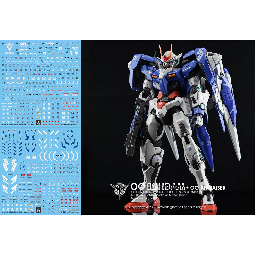 YAN FLAME GHOST MG 1/100 OO 00R 00 RAISER Water Slide Decal Fluo Type (YANMG047) 20250721