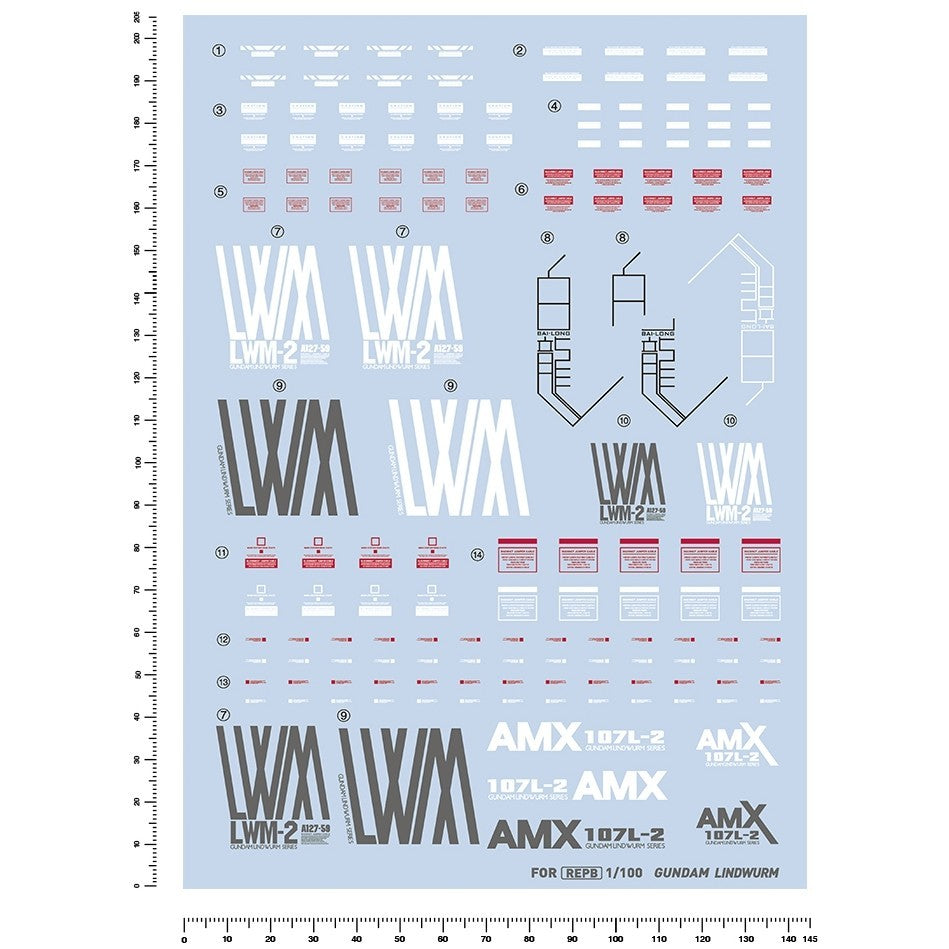 20250722 Artisan's Club RE Lindwurm AMX107L2 NAOKI Water Slide Decal [REPB023]