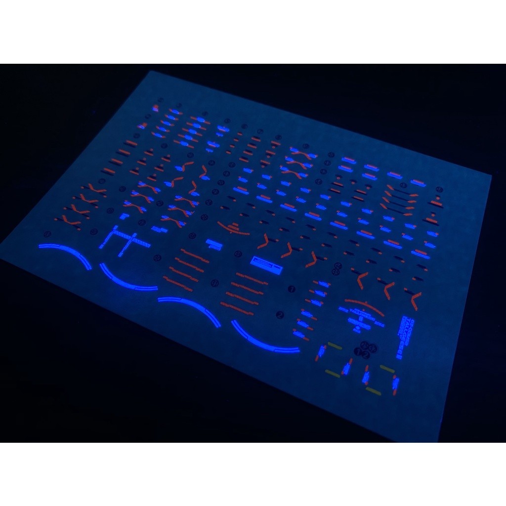 20250722 XUEYAN XY / SNOW FLAME RG Tallgeese 2 02 Fluorescence Water slide decal