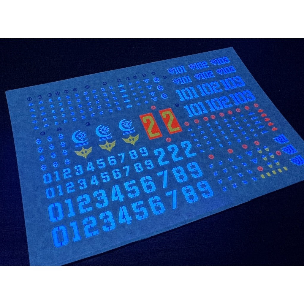 20250722 XUEYAN XY / SNOW FLAME HG 09 Gto ACT Zaku Fluorescence High-Accuracy Water slide decal