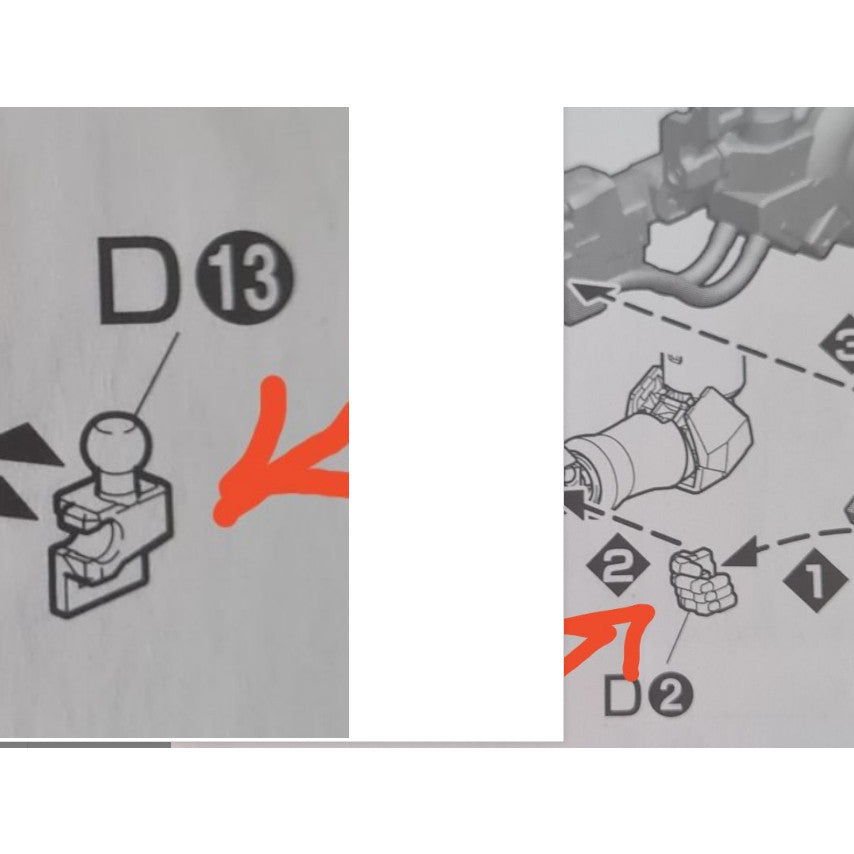 CB MG 09 1/100 butcher parts for  TALLGEESE 3