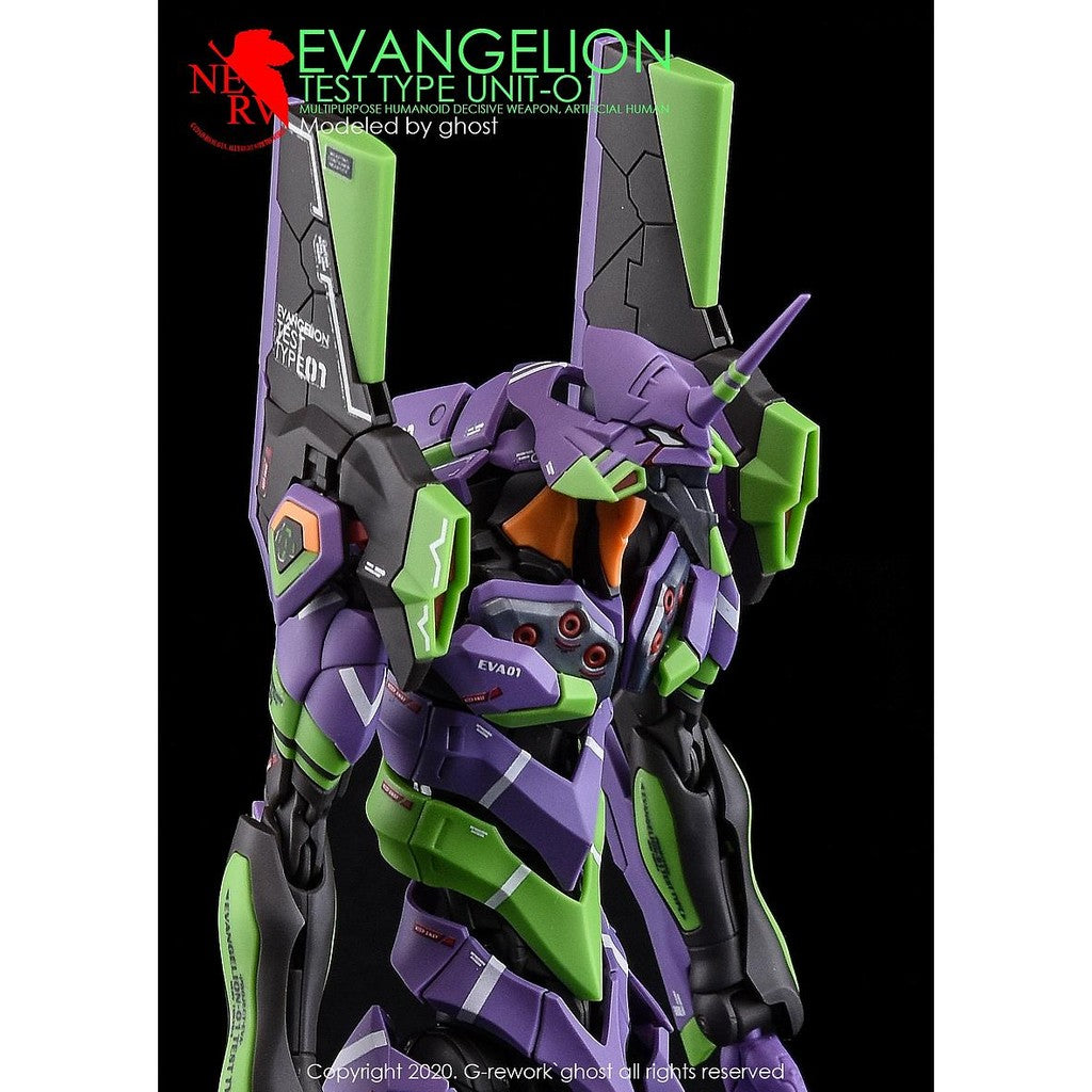 YAN GHOST RG 1/144 EVANGELION EVA-01 EVA RG EVA 01 1 WATER SLIDE DECAL (YANRG023) 20250721