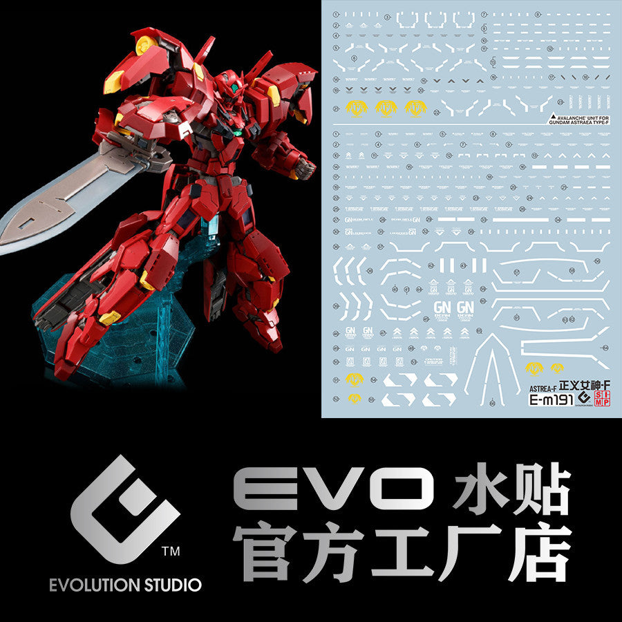 20250721 EVO m191 MG ASTRAEA F + avalanche 00 fluo water slide decal EVOPM025