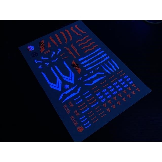 20250722 XUEYAN XY / SNOW FLAME Nillson 1/60 Red Frame Blue Frame  Fluorescence Water slide decal