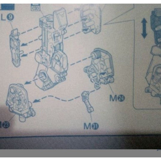 CB butcher parts for PG 1/60 Strikes
