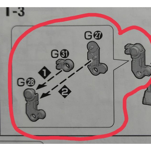 CB MG 07 butcher parts for Wing Zero EW Ver.Ka