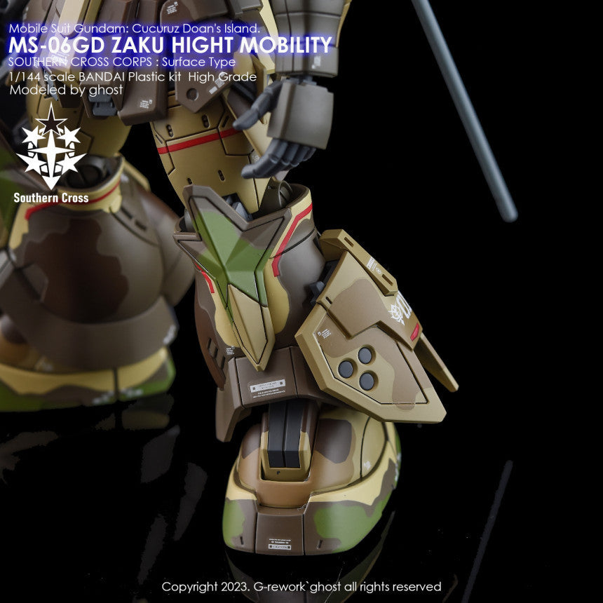YAN FLAME HG 1/144 MS-06GD Hight Mobility Ground Type Water Slide Decal Fluo Type (YANHG032) 20250721