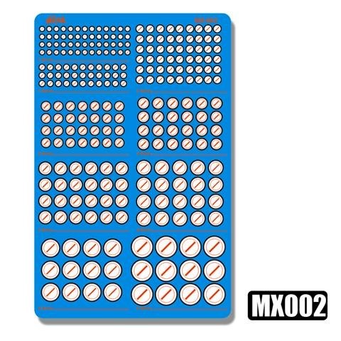 MOSHI M.S. MX001-012  Model Detail Modification Metal Etching
