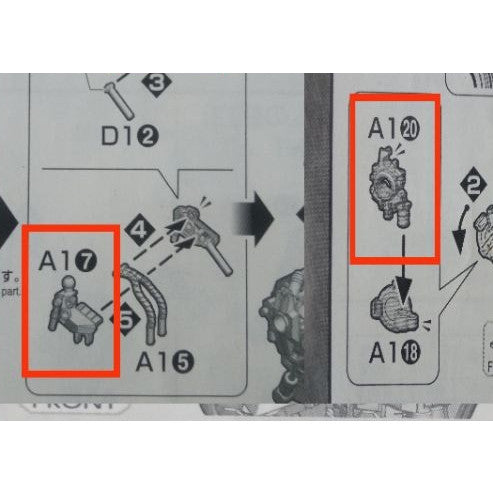 CB butcher parts for MG BARBATES