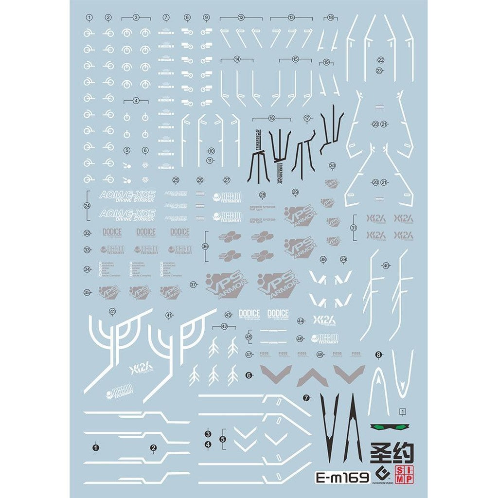 20250721 EVO m169 MG testament fluo water slide decal EVOPM018