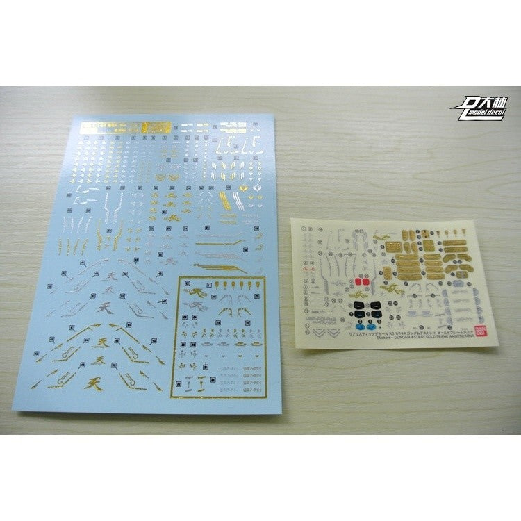 DL DALIN Water slide decal RG 1/144 Gold Frame Gold Coating