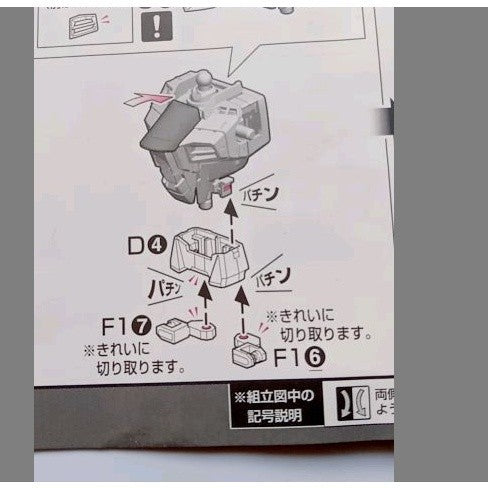 CB RG 09 butcher parts for Strike freedom