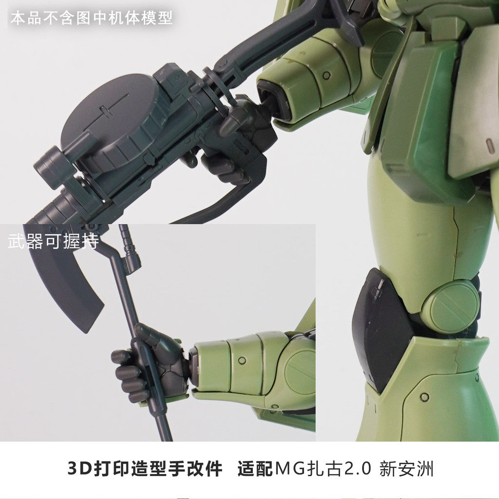 Plasticist Studio Hands FOR MG 1/100 ZAKU 2.0 SINANJU 3D printing parts  not include the body (SDJJ017)