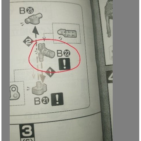 CB butcher spare parts for  MG 1/100 Virtue