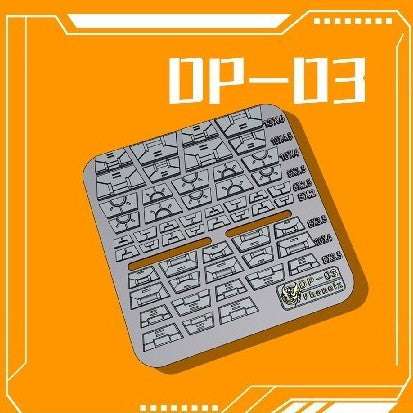 Phoenix 3D print DP-03 Trapezoidal Armor Paster General Use detail upgrade parts no kits Collectibles