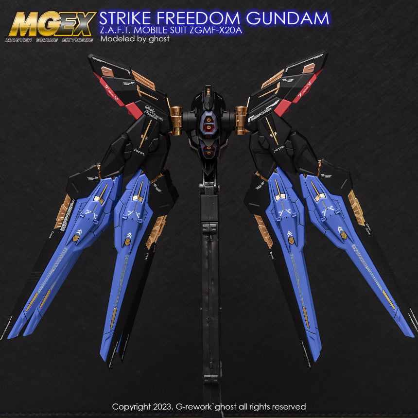 YAN FLAME GHOST MGEX Strike Freedom Water Slide Decal Fluo Type (YANMG035) 20250721