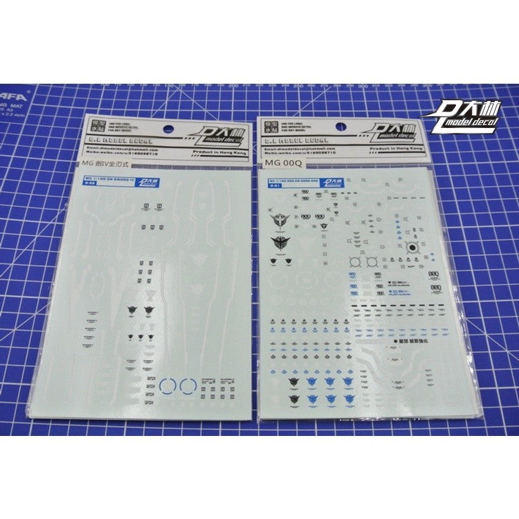 DL DL DAlibabaN Water slide decal MG 00 MG 00Q OO Qt GN4 Full Saber