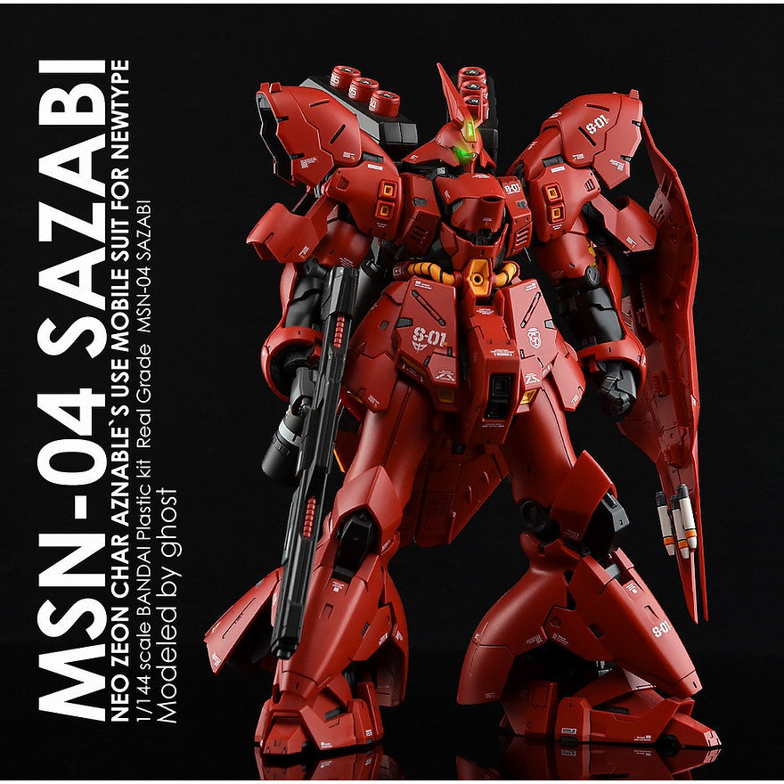 YAN FLAME Water Slide Decal GHOST RG 1/144 SAZABI Fluo Type (YANRG022) 20250721