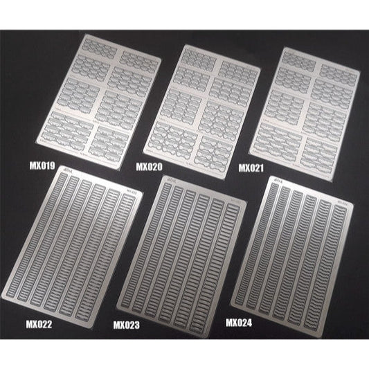MOSHI M.S. Metal Armor Disperse gas MX019-MX024 Detail Upgrade parts Etching