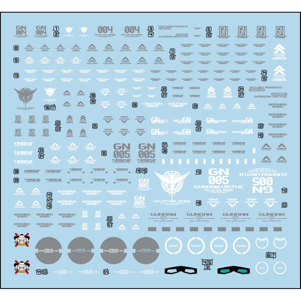 Transamsphere TRS MG 1/100 Virtue Water Slide Decal TRSMG020