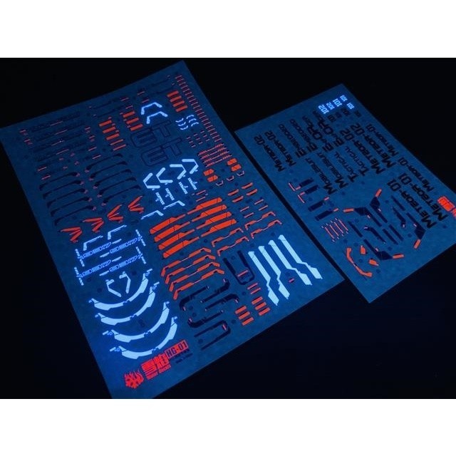 20250722 XUEYAN XY / SNOW FLAME Seed HG RG METEOR UNIT Fluorescence Water slide decal