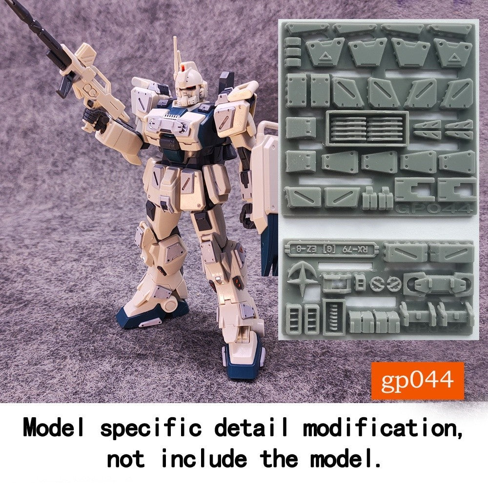 ANUBIS 3d PRINT DETAIL upgrade parts GP044 3D Print AddonHGUC RX-79 Apr EZ-8 08MS from KITS Collectibles