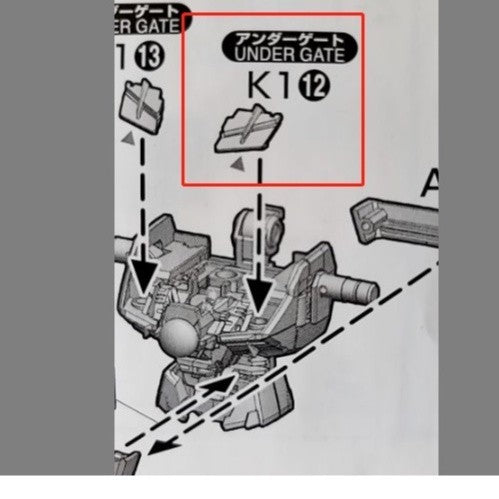 CB MG 07 butcher parts for Wing Zero EW Ver.Ka