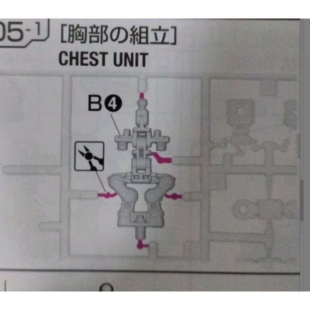 CB RG 08 1/144 butcher parts for  Banshee C5 PC10 F8 G25 J7
