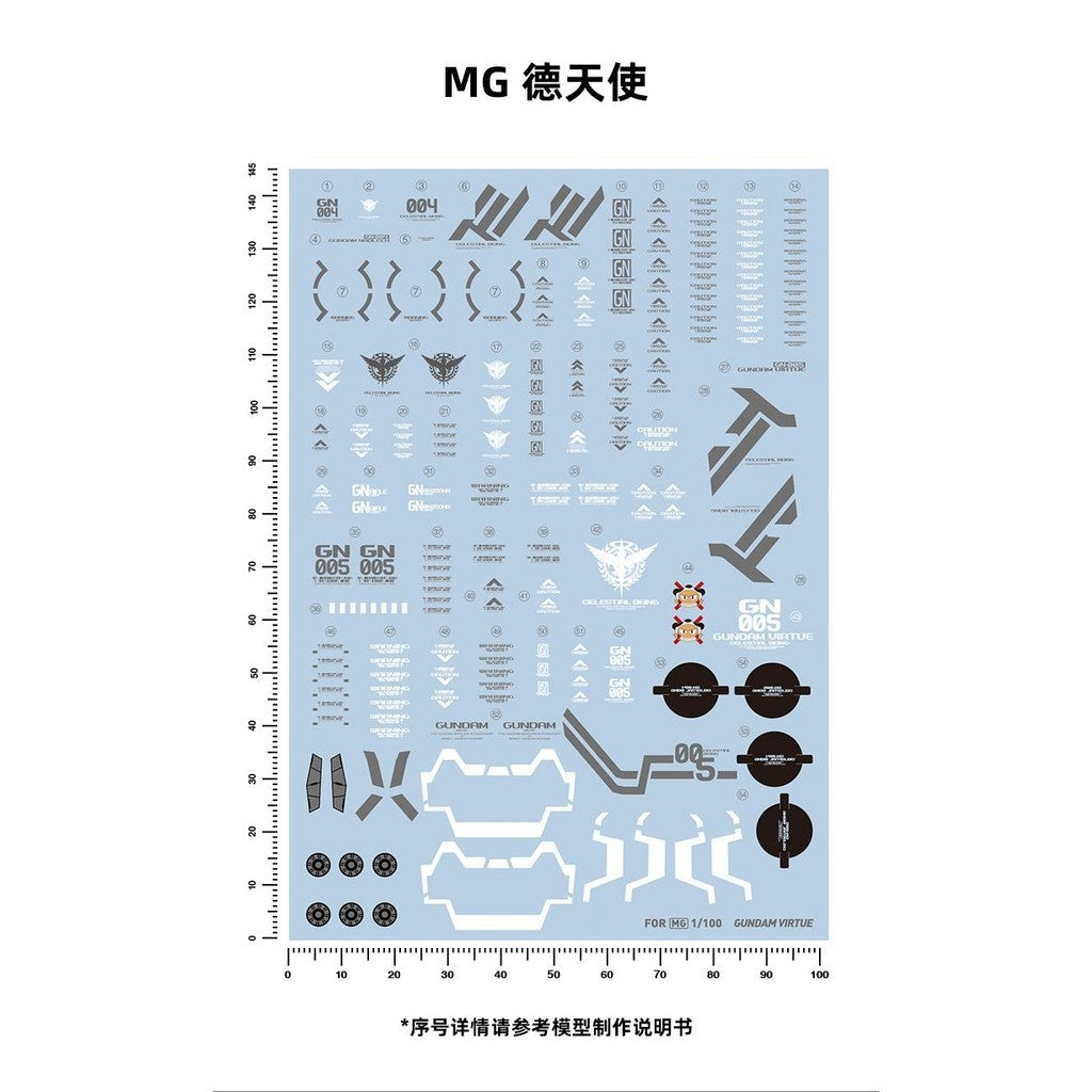 20250722 Artisan's Club MG 1/100 Virtue 00 [MG216 ] Water Slide Decal
