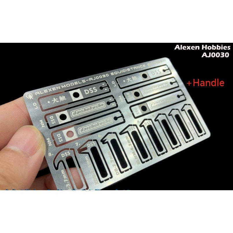 Alexen AJ0030 balanced symmetrical scoring cutter head 5-in-1