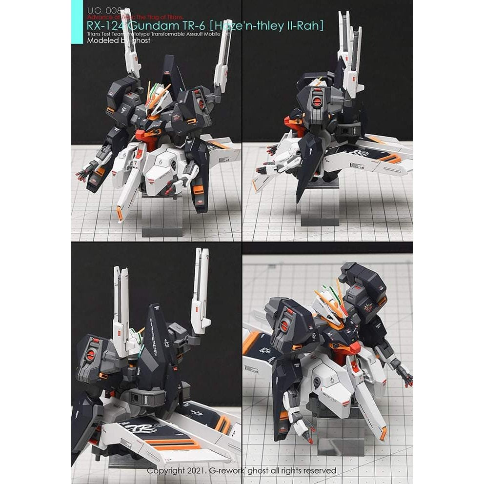 YAN FLAME Water Slide Decal GHOST HG 1/144 HGUC RX-124 TR-6 haze'n thley 2 rah Fluo Type (YANHG049) 20250721