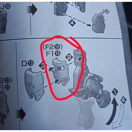 CB butcher parts for MG Providence G1  I23  I44 J24