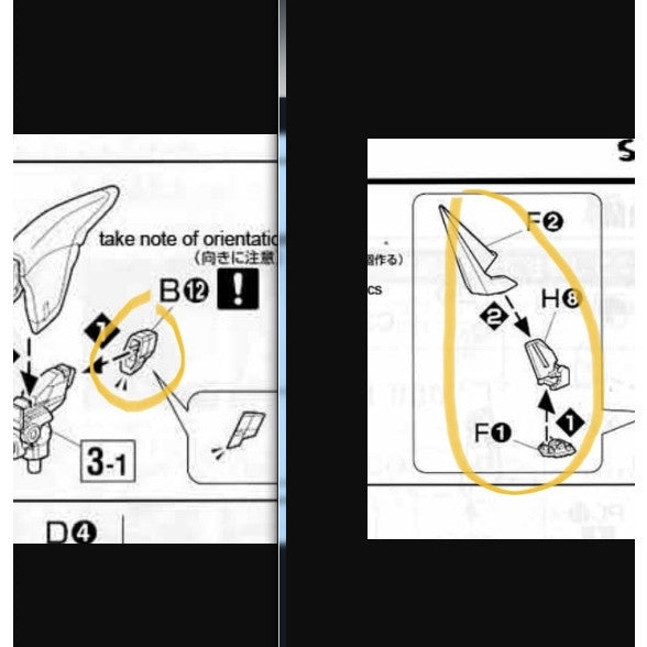 CB butcher parts for MG 1/100 Deathscythe