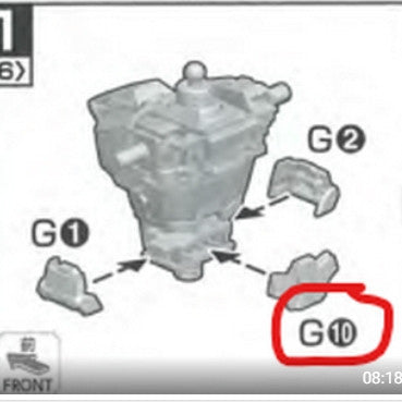 CB MG 27 butcher parts for Justice