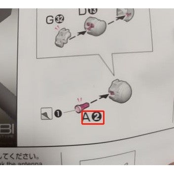 CB RG 07 butcher parts for SAZABI