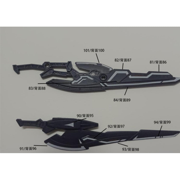 Amax Water Slide Decal Core 2.0 4 in 1 Fluo