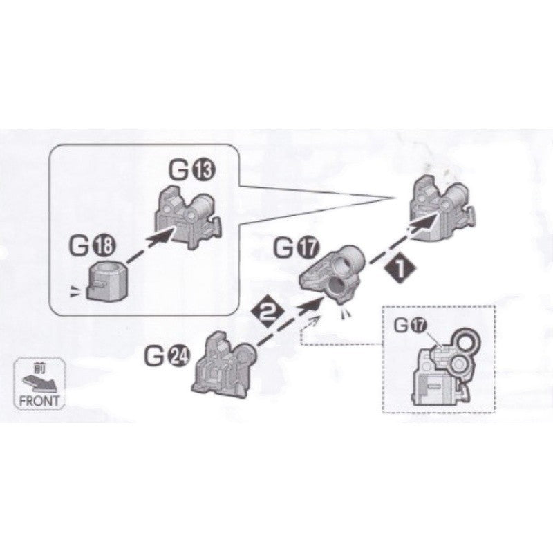 CA MG WING ZERO VER.KA G13 G24 METAL G17 G18 Plastic Replacement spare parts 20250717