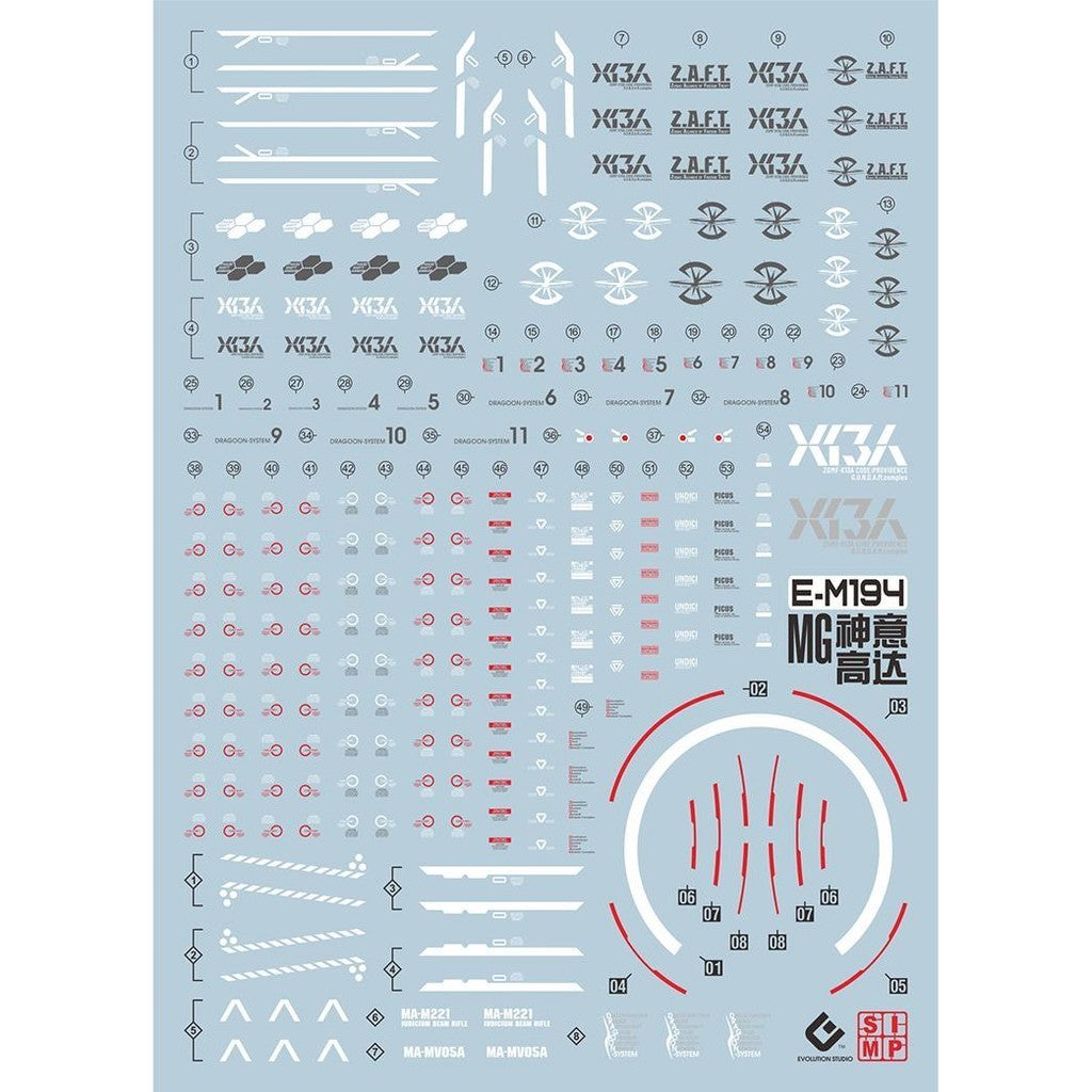 20250721 EVO MG194 MG SEED Providence Fluo Water Slide Decal EVOMG048