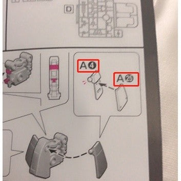 CB RG 24 butcher parts for Zaku II char version f-13  g1-13 F18 G2-2