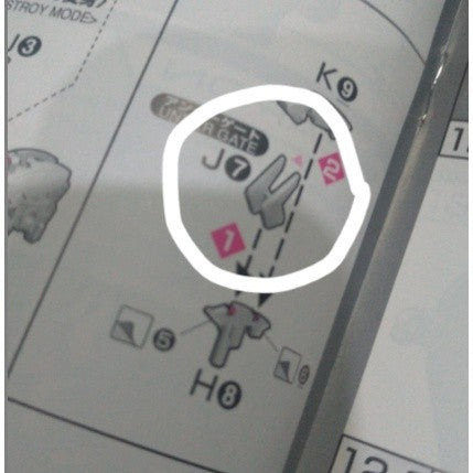 CB RG 08 1/144 butcher parts for  Banshee C5 PC10 F8 G25 J7