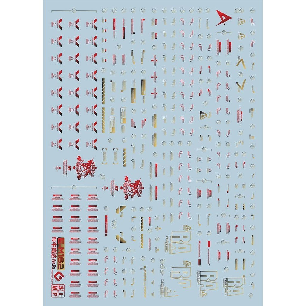 20250721 EVO MG 1/100 Nu v Ver.ka Fluo Water Slide Decal Gold Coating EVOMG030 EVOMG031 EVOPM004-1