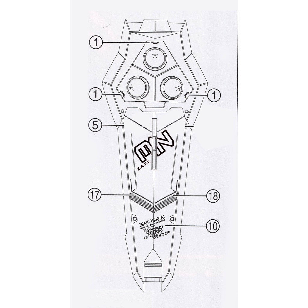 20250722 XUEYAN XY / SNOW FLAME MG 1/100 SEED Zaku Warrior Lunamaria Fluorescence Water slide decal