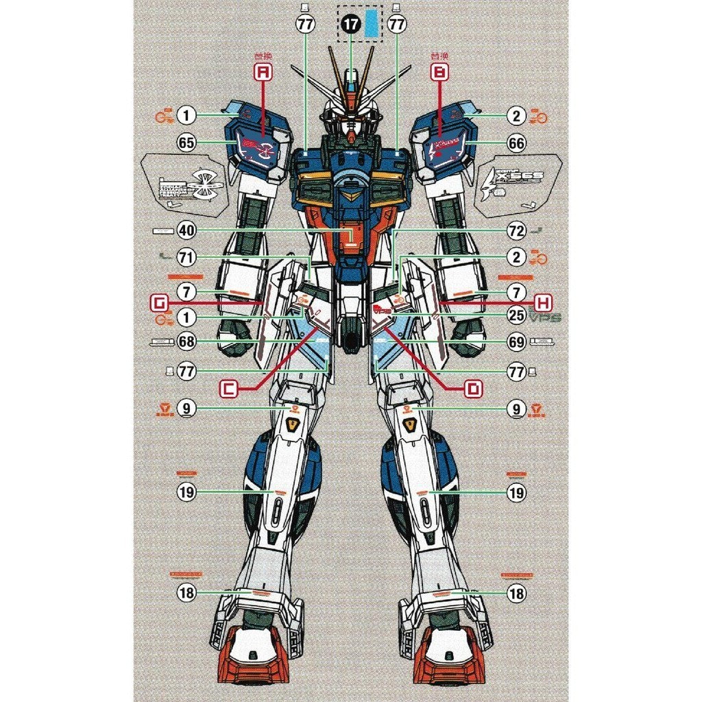 Transamsphere TRS RG 1/144 Impulse Water Slide Decal TRSRG005