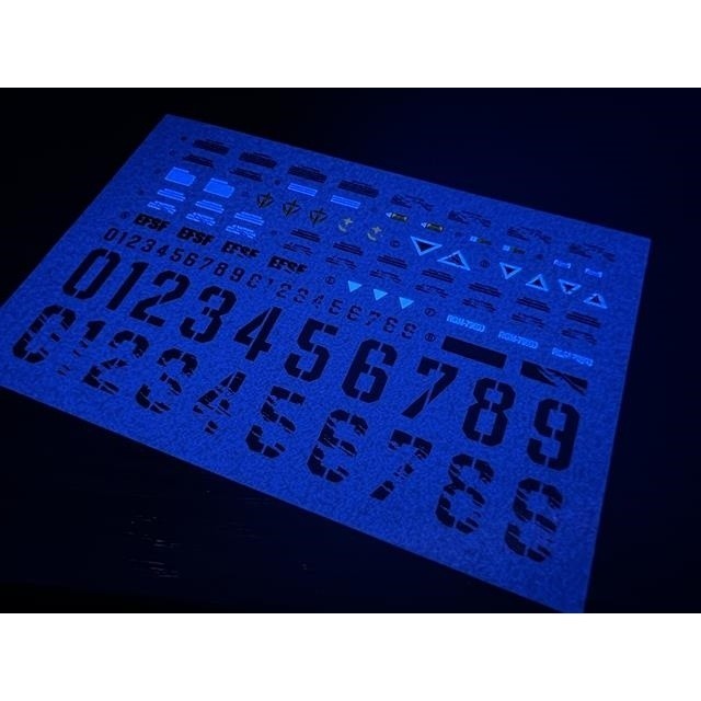 20250722 XUEYAN XY / SNOW FLAME MG GM Ground RGM-79 G Fluorescences Water slide decal