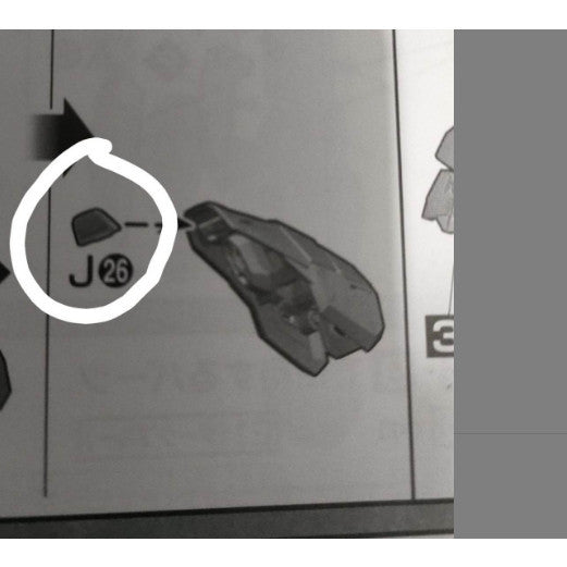 CB MG 02 butcher parts for  Freedom 2.0